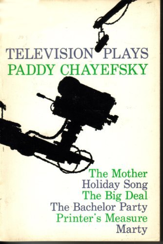 Stock image for Television Plays (Touchstone Books) for sale by HPB-Diamond