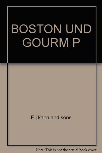 9780671211981: BOSTON UND GOURM P (A Fireside book)