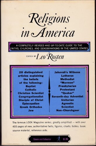 Imagen de archivo de Religions in America a la venta por Wonder Book