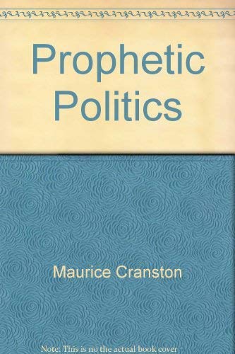 Beispielbild fr Prophetic Politics zum Verkauf von Better World Books