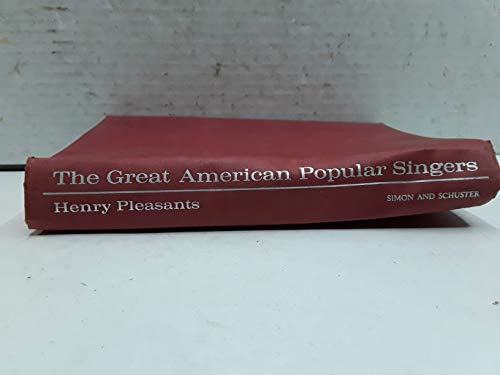 Beispielbild fr Great American Popular Songs zum Verkauf von Better World Books