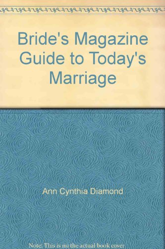 Stock image for The Bride's Guide to Today's Marriage for sale by GridFreed