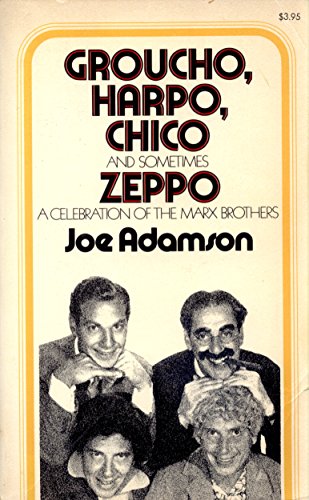 Stock image for Groucho, Harpo, Chico for sale by Better World Books