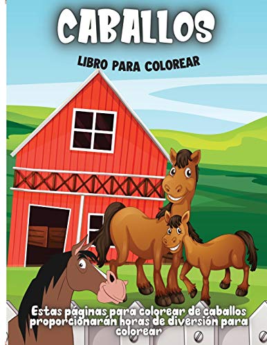 9780671224196: Caballos Libro Para Colorear: Libro de colorear para nios de 4 a 8 aos