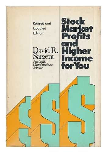 Stock image for Stock market profits and higher income for you for sale by ThriftBooks-Dallas