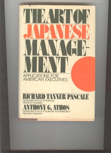 Stock image for The Art of Japanese Management: Applications for American Business for sale by SecondSale