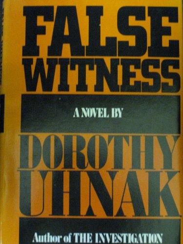 9780671230760: False Witness: A Novel