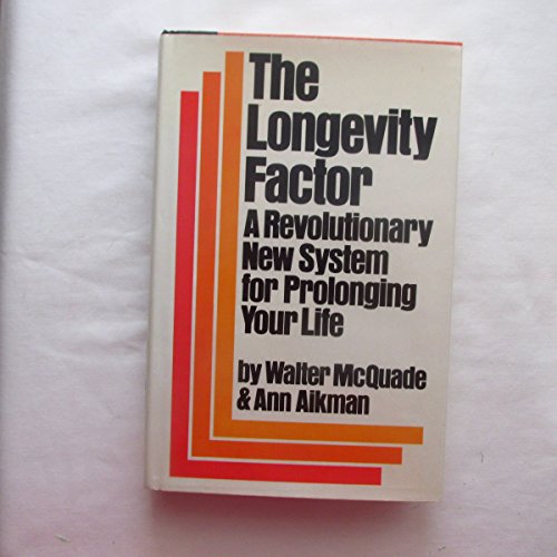 Beispielbild fr Longevity Factor, The : A Revolutionary New System for Prolonging Your Life zum Verkauf von JB Books