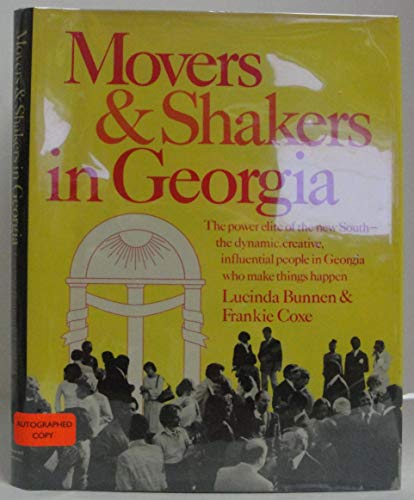 Stock image for Movers and Shakers in Georgia for sale by Wonder Book