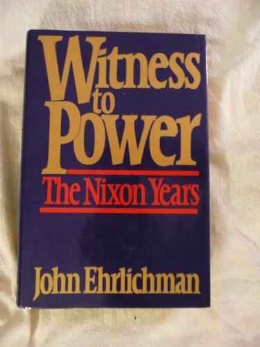 9780671242961: Witness to Power: The Nixon Years