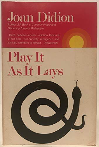 Beispielbild fr Play it as it lays, a novel (A Touchstone book) zum Verkauf von Book Deals