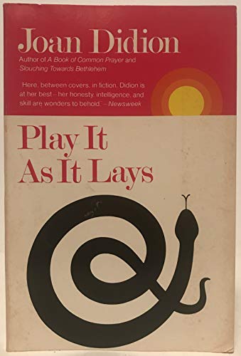 Stock image for Play it as it lays, a novel (A Touchstone book) for sale by Book Deals