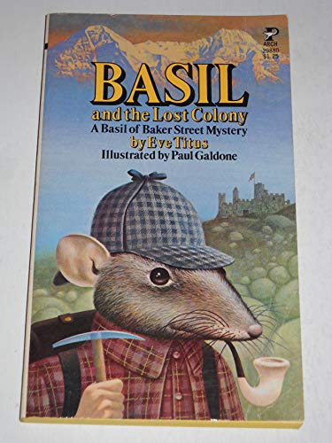 Imagen de archivo de Basil and the Lost Colony (A Basil of Baker Street Mystery) a la venta por Wonder Book