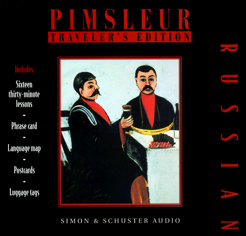 Beispielbild fr PIMSLEUR TRAVELER'S EDITION RUSSIAN; 8 CASSETTES & MAP zum Verkauf von Artis Books & Antiques