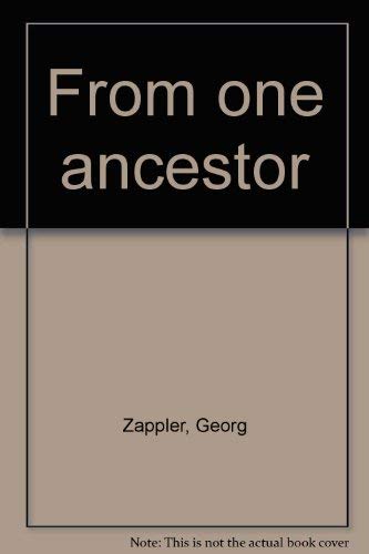 Stock image for From One Ancestor for sale by Alf Books