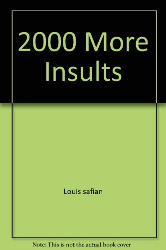 Stock image for 2000 more Insults for sale by Better World Books