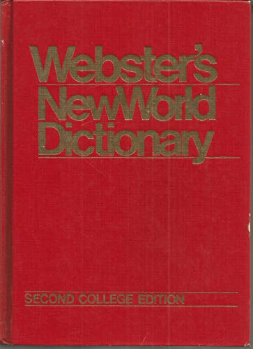 Webster's New World Dictionary of the American Language (9780671418076) by Merriam-Webster