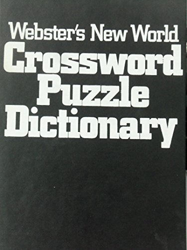 Beispielbild fr Webster's New World Crossword Puzzle Dictionary zum Verkauf von Wonder Book