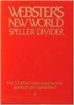 Webster's Newworld Speller/Divider (9780671418380) by Miller, Shirley M.