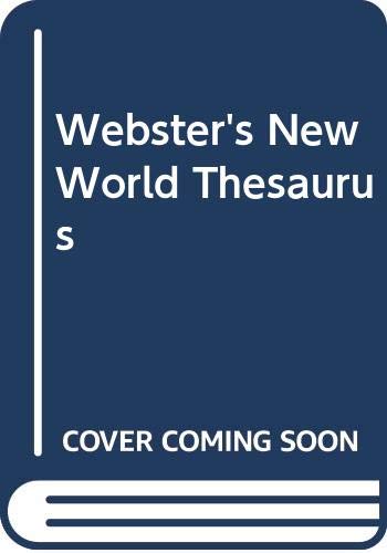 Stock image for Webster's New World Thesaurus for sale by Better World Books