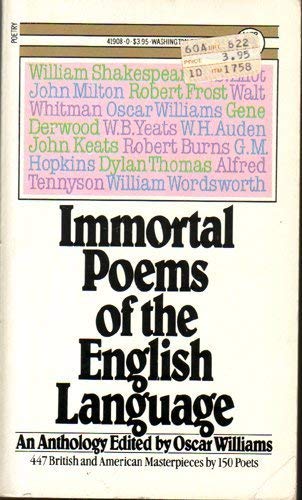 9780671419080: Immortal Poems of the English Language