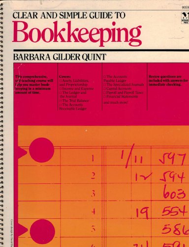 Beispielbild fr Arco's Clear and Simple Guide to Bookkeeping zum Verkauf von Better World Books