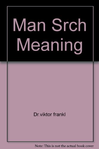 Stock image for Man Srch Meaning for sale by ThriftBooks-Atlanta