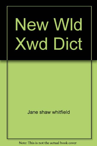 Stock image for Title: New Wld Xwd Dict by Jane shaw whitfield for sale by medimops