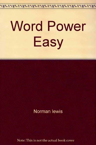 9780671424169: Word Power Easy