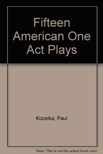 9780671424640: Fifteen American One Act Plays