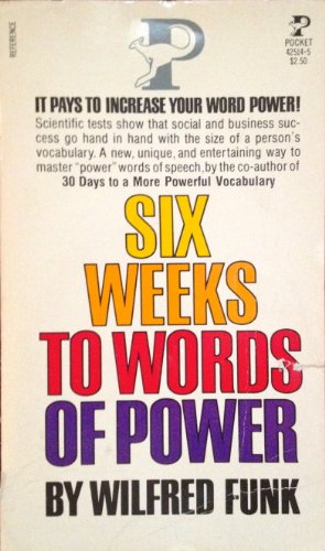 6 Weeks Word Power (9780671425142) by Wilfred Funk