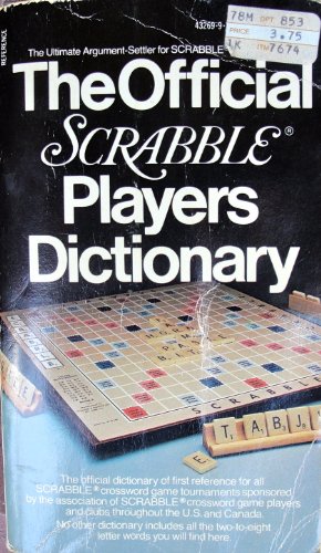 Stock image for The Official Scrabble Players Dictionary for sale by ThriftBooks-Dallas