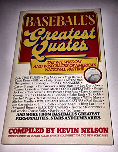 9780671434748: Baseball's Greatest Quotes