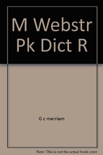 Beispielbild fr Merriam-Webster Pocket Dictionary zum Verkauf von Anderson Book