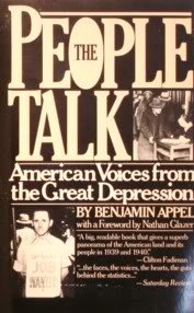 Beispielbild fr People Talk: American Voice From the Great Depression zum Verkauf von Wonder Book