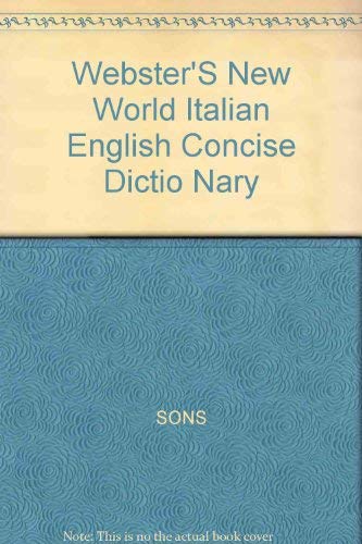Stock image for Webster's New World Collins Italian-English, English-Italian Dictionary for sale by Better World Books