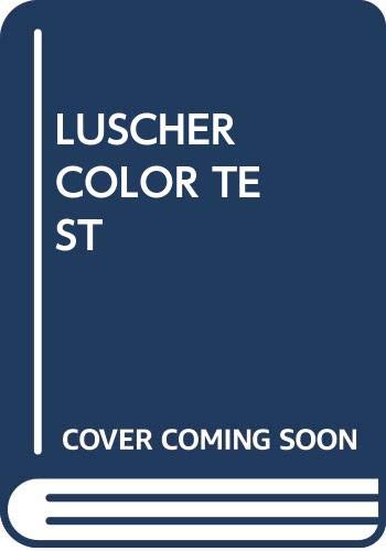 9780671452674: Title: Luscher Color Test