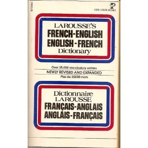Imagen de archivo de Larousse's French-English English-French Dictionary a la venta por gearbooks
