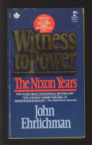 9780671459956: Witness to Power: The Nixon Years