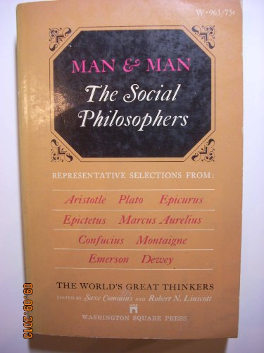 9780671470753: Man and Man the Social Philosophers