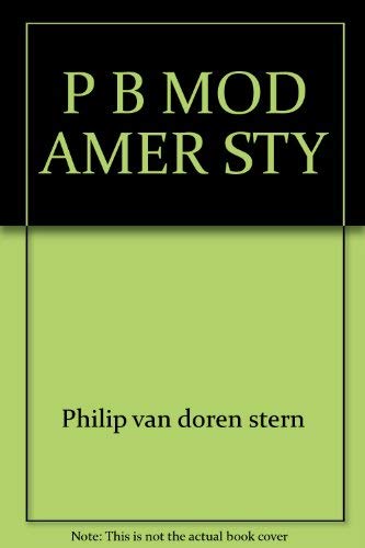 Stock image for P b mod amer Sty for sale by Better World Books: West