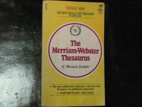 Beispielbild fr The Merriam-Webster Thesaurus zum Verkauf von SecondSale