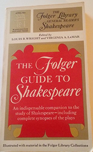 Imagen de archivo de The Folger guide to Shakespeare, (Folger Library general reader's Shakespeare) a la venta por Front Cover Books