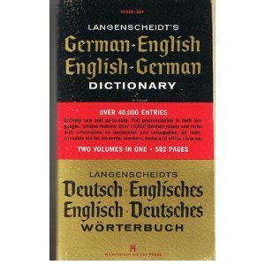 Beispielbild fr LAngenscheidt's German-English English/German Dictionary zum Verkauf von Wonder Book