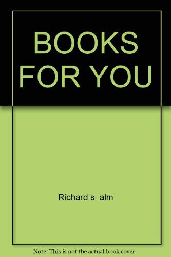 Imagen de archivo de Books for You a la venta por SecondSale