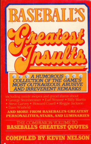 Stock image for Baseball's Greatest Insults for sale by Better World Books