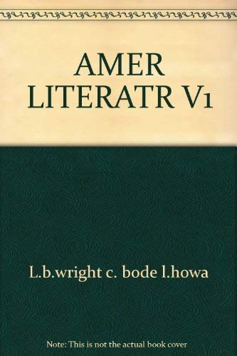 9780671483685: Title: Amer Literatr V1