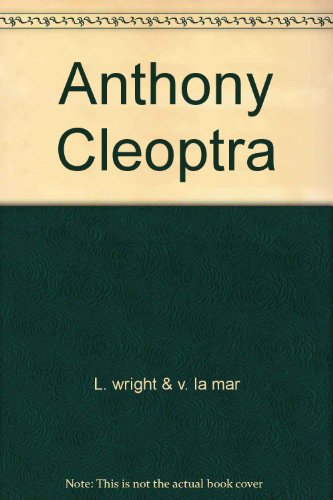 Anthony Cleoptra (9780671489380) by L. Wright & V. La Mar