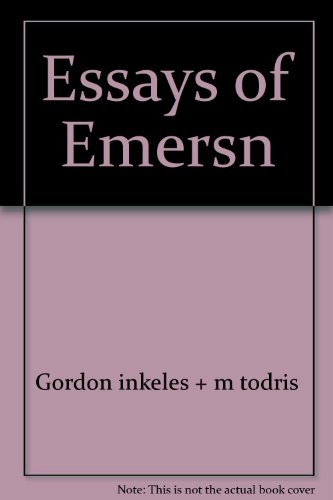 Stock image for Essays of Emersn for sale by Better World Books