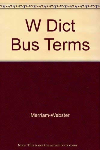 Webster's New World Dictionary of Business Terms (9780671502867) by Cook, William
